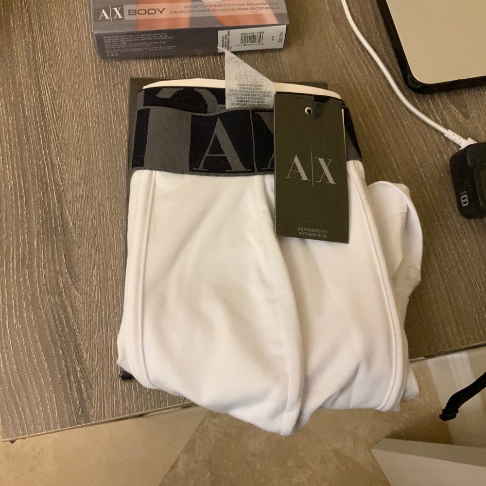 Armani underware mens White M